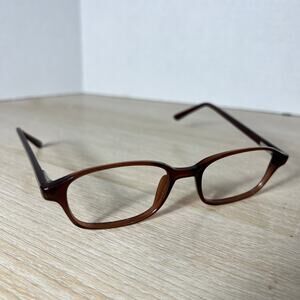 Vintage Romco 1A Eyeglasses Brown Translucent RO 48-20  4 1/4 - 5 1/2